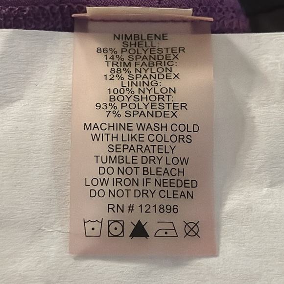 Title Nine Nimblene Illusion Skort Gray Pink Laser Cut TN-150977 Size Small - Picture 10 of 12